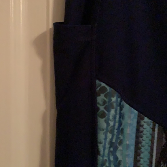 X GOTTEX SPANDEX FITNESS PANTS CROPPED - Picture 3 of 6